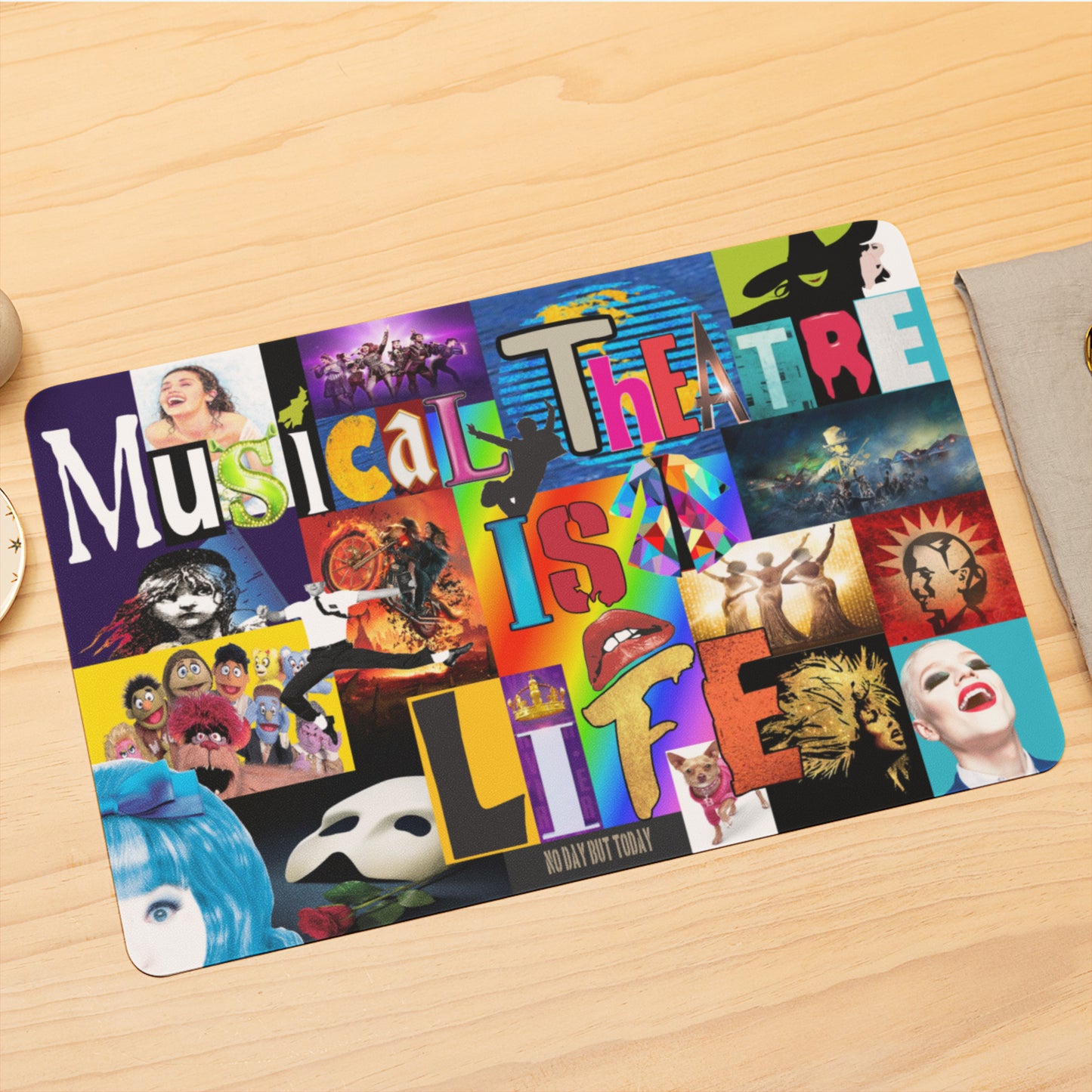 Musical Theatre Is Life Coaster and Placemat set