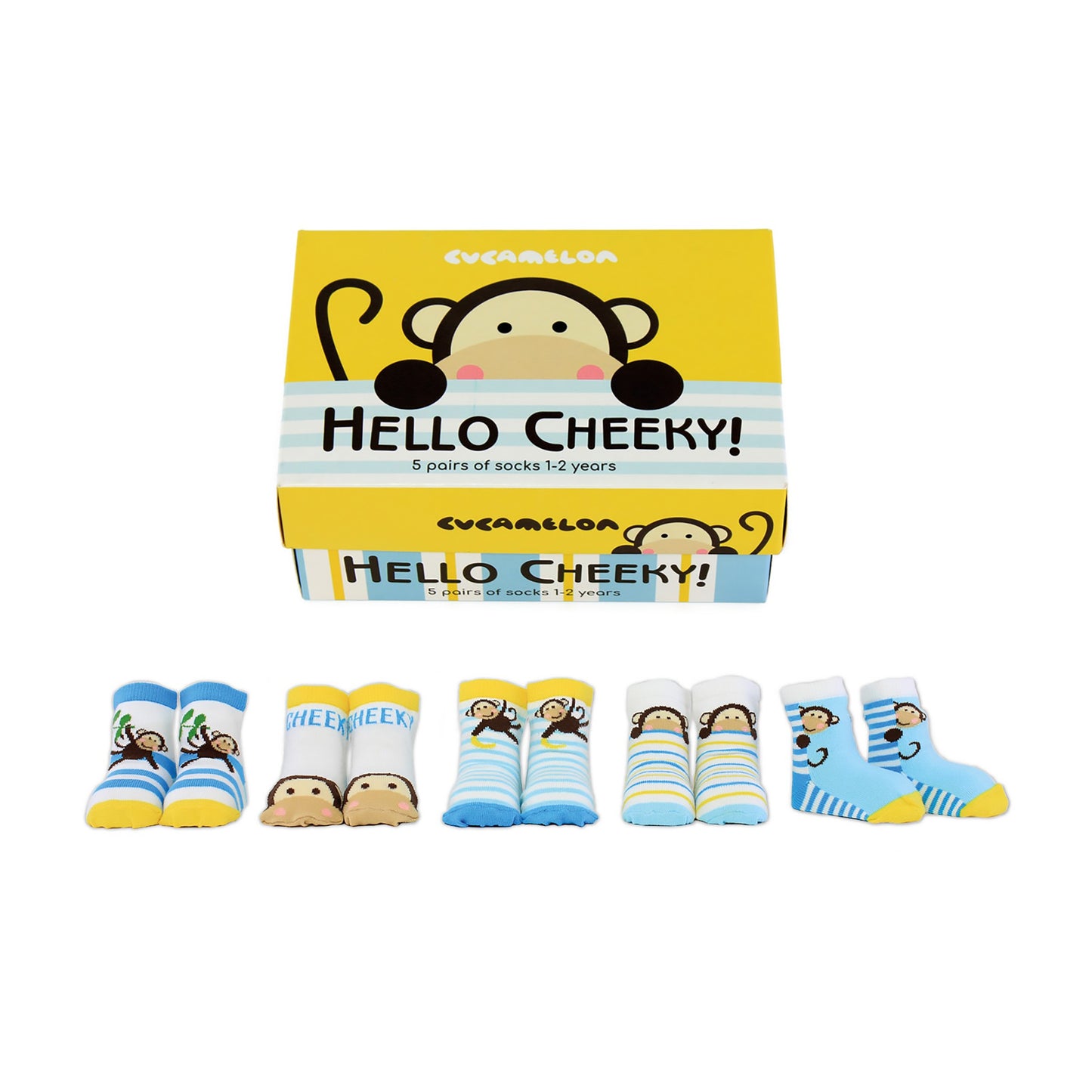 Cheeky Monkey Sock Gift Box