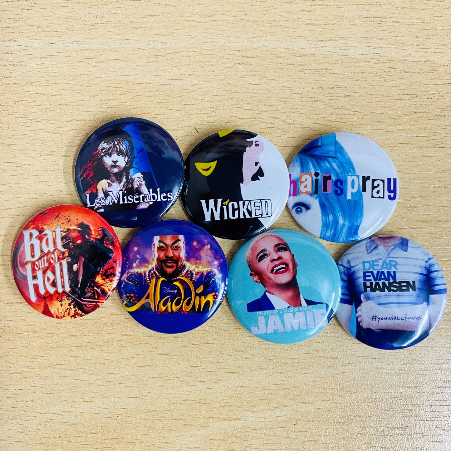 Musical Theatre 32mm Pinback Button Badges