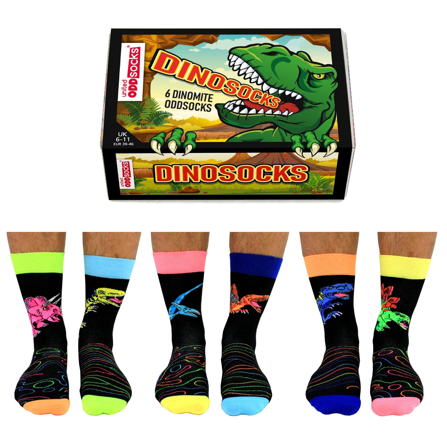 Dinosaur Sock Gift Box