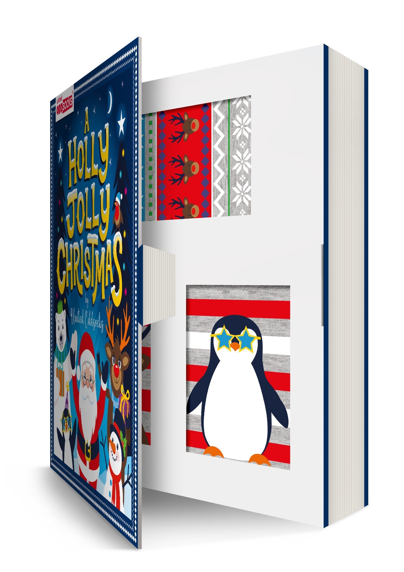 A Holly Jolly Christmas Sock Gift Box
