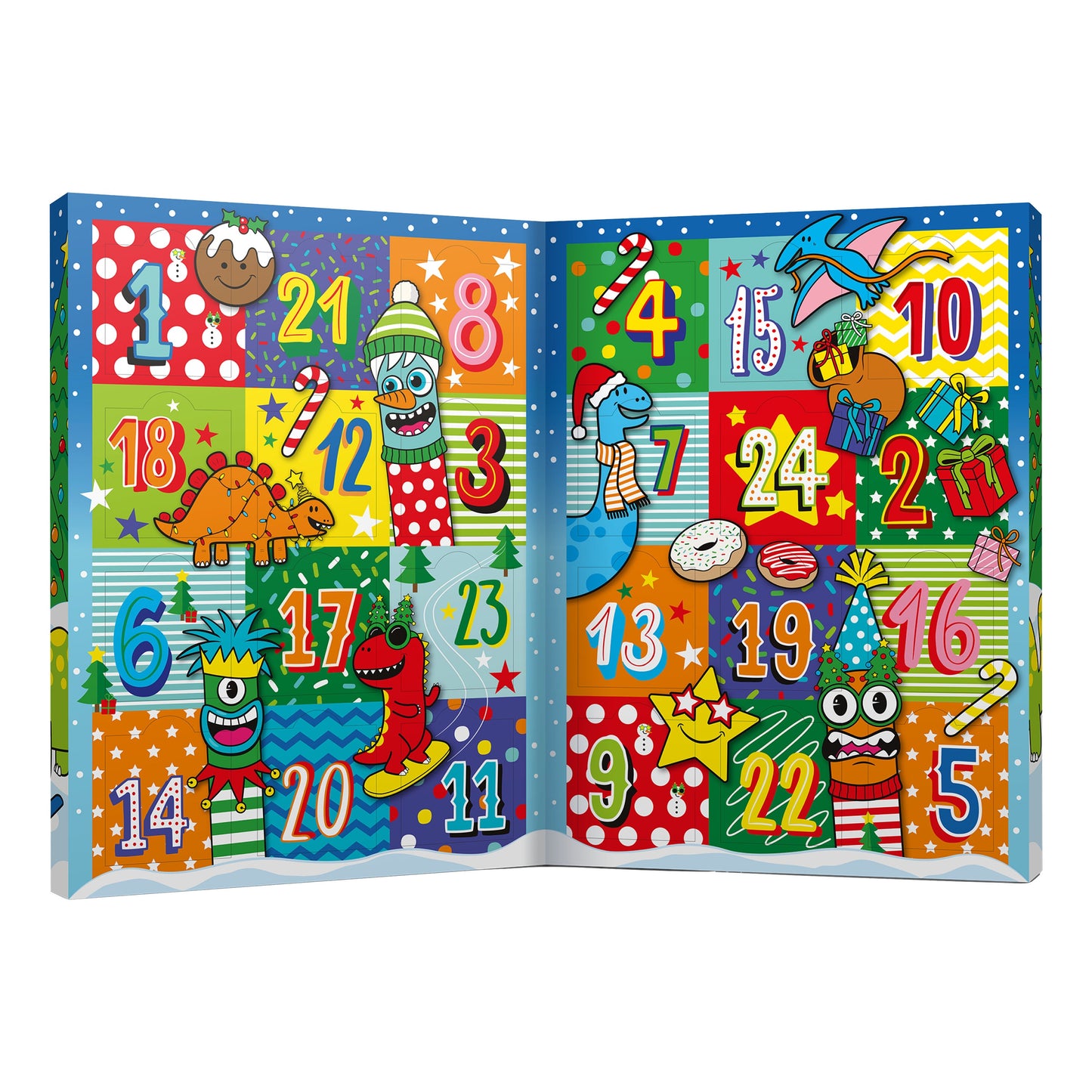 Kids Christmas Sock Advent Calendar