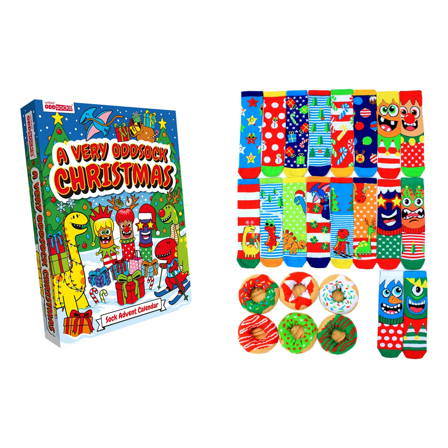 Kids Christmas Sock Advent Calendar