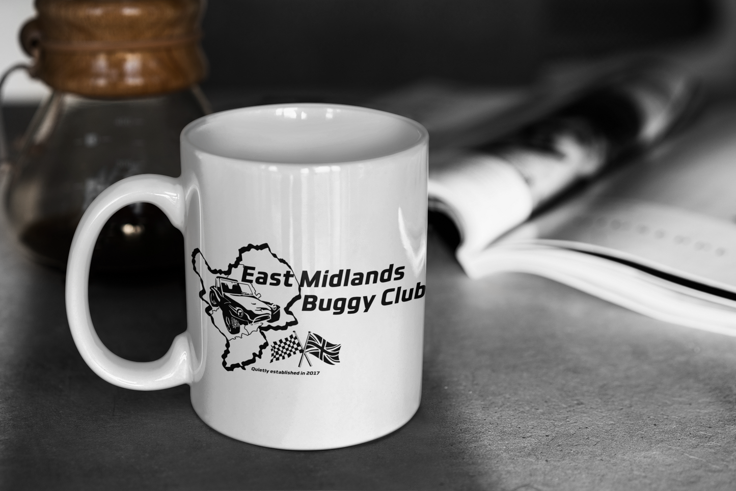 East Midlands Buggy Club Mug and/or Coaster