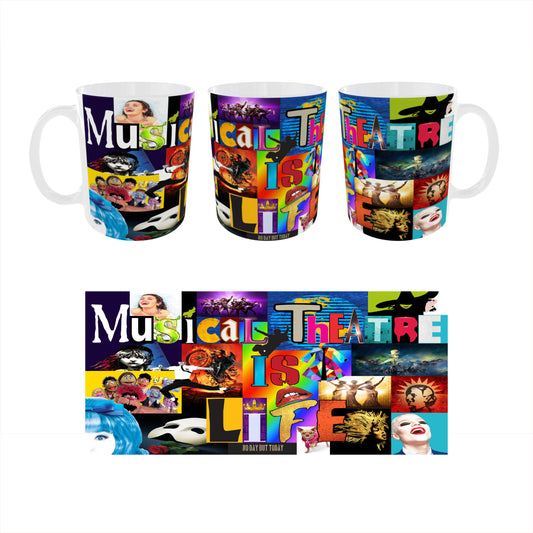 Musical Theatre Is Life Mug print and Coaster