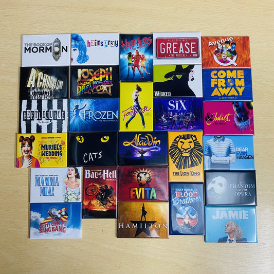 Handmade Musical Theatre Fridge Magnets