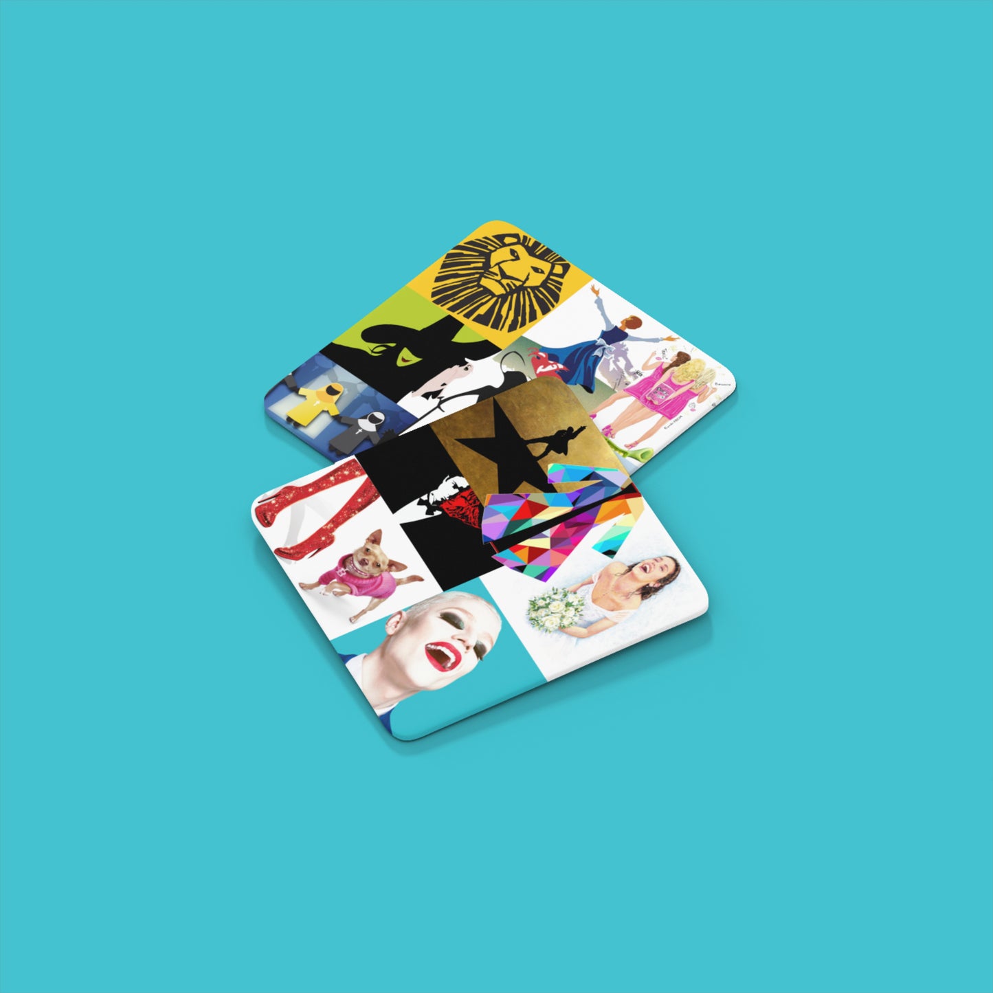 Musical Theatre Personalised and Non-Personalised Poster Coasters