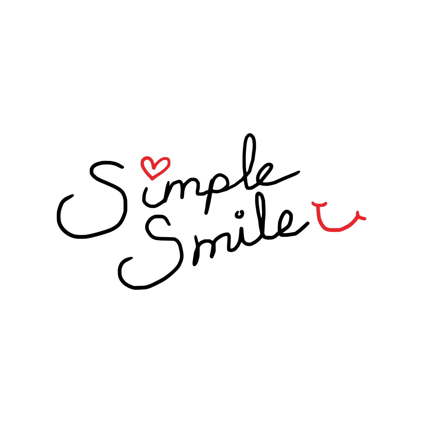 Simple Smile Pin Badge