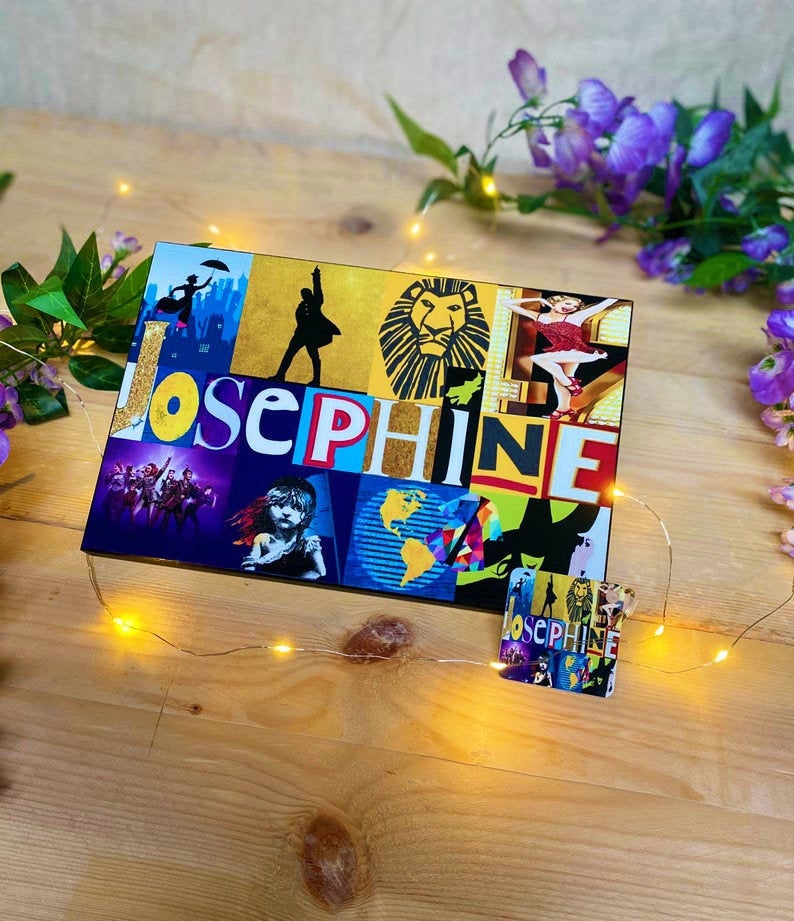 Musical Theatre Personalised Wooden Photo Panel