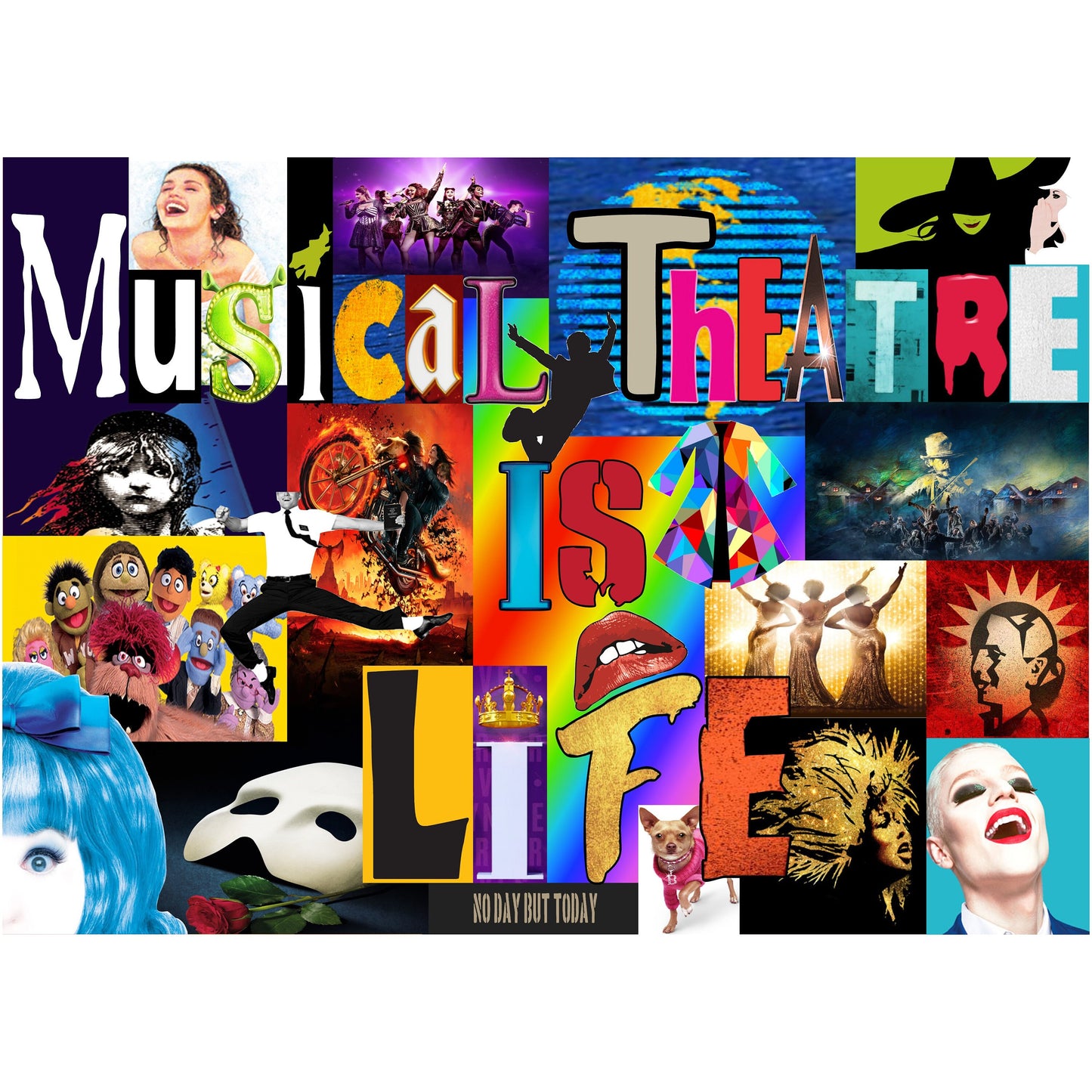 Musical Theatre Is Life Self-Standing Photo Panel