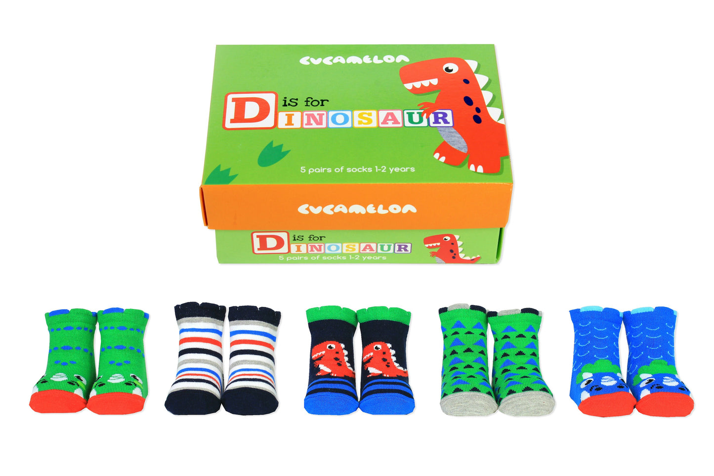 Dippy the Dinosaur Sock Gift Box