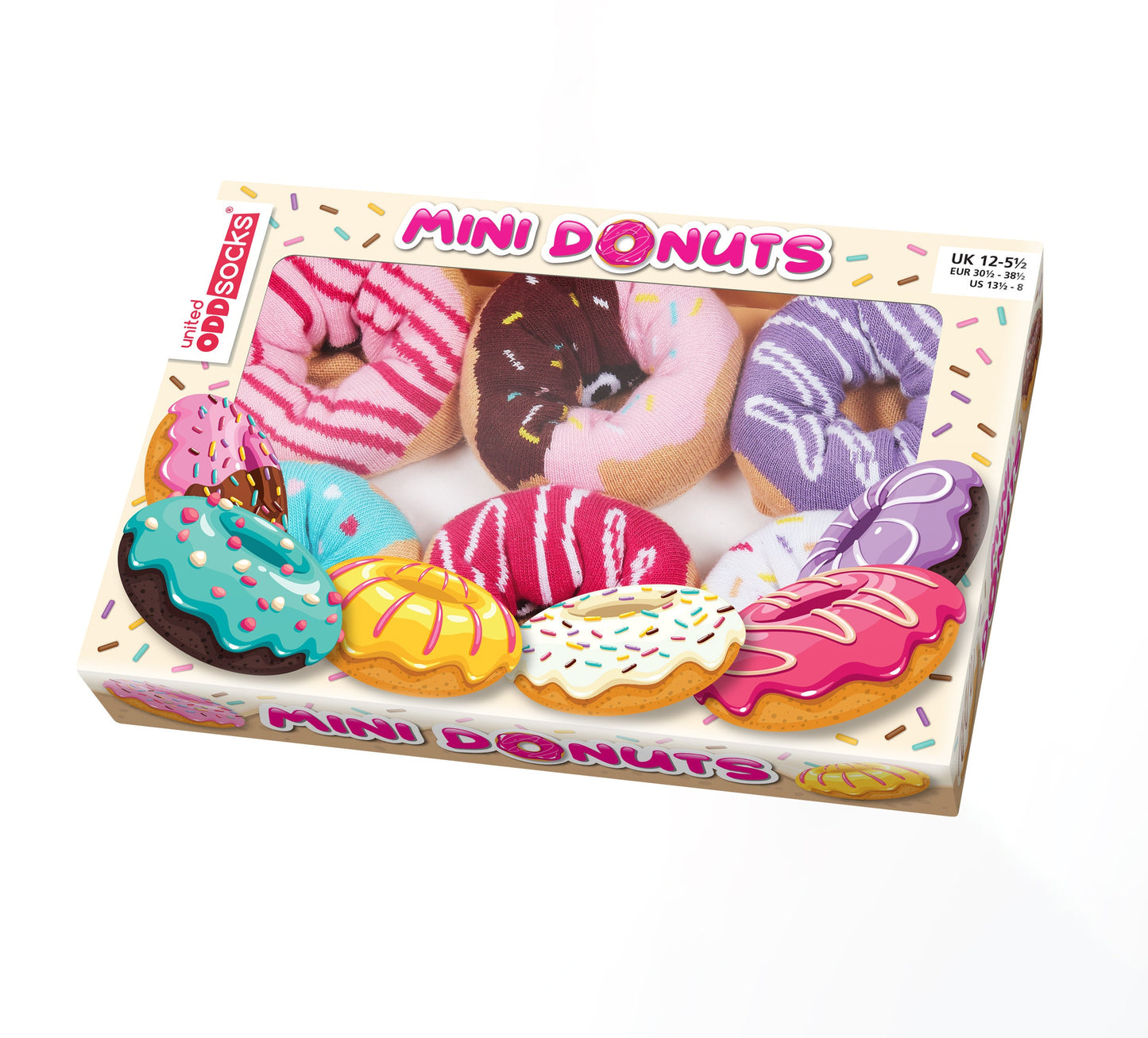 Mini Donuts Sock Gift Box