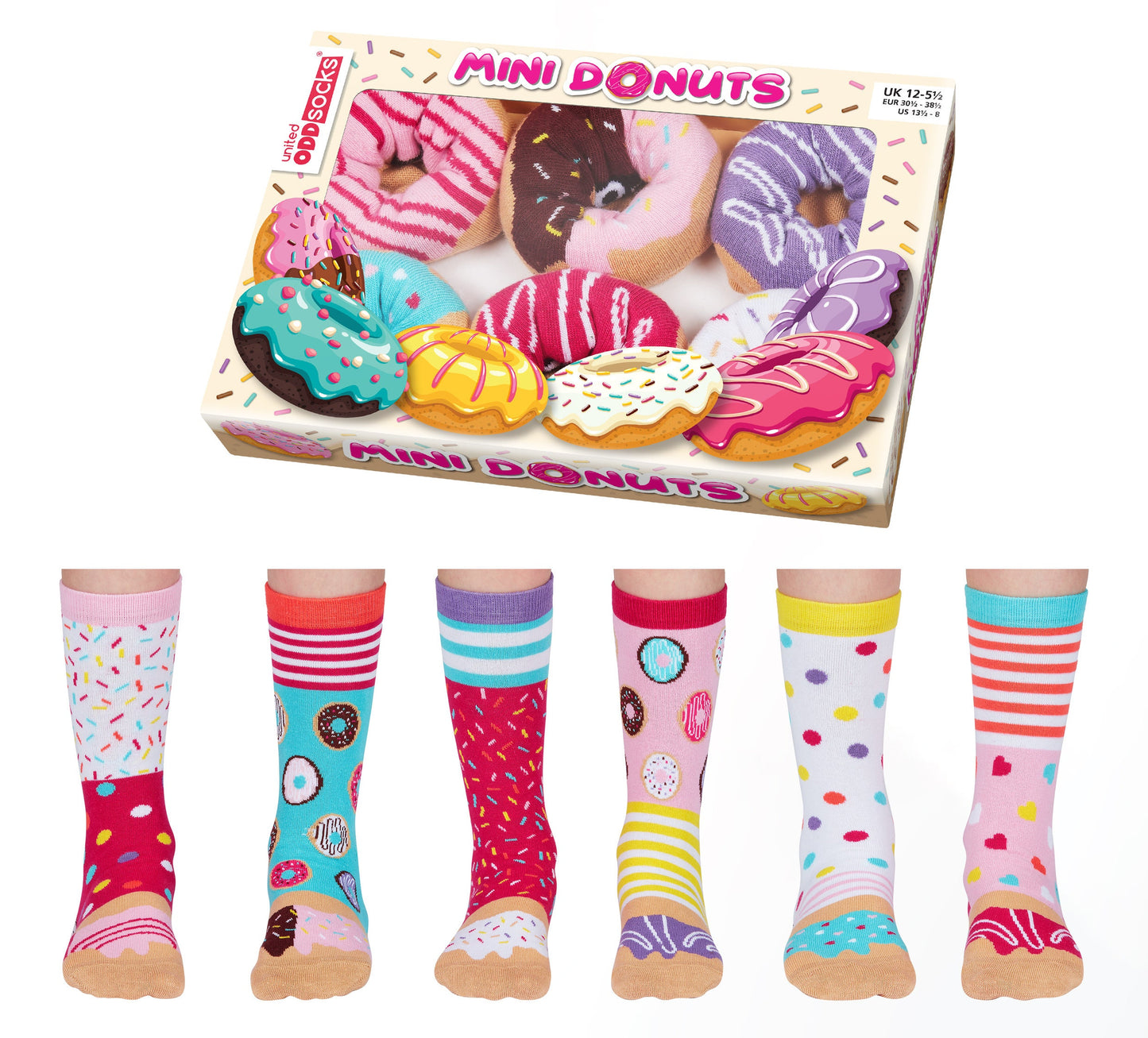 Mini Donuts Sock Gift Box