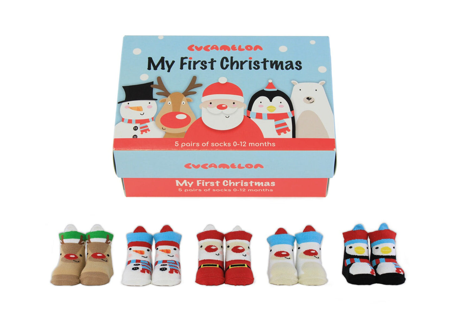 My First Christmas Sock Gift Box