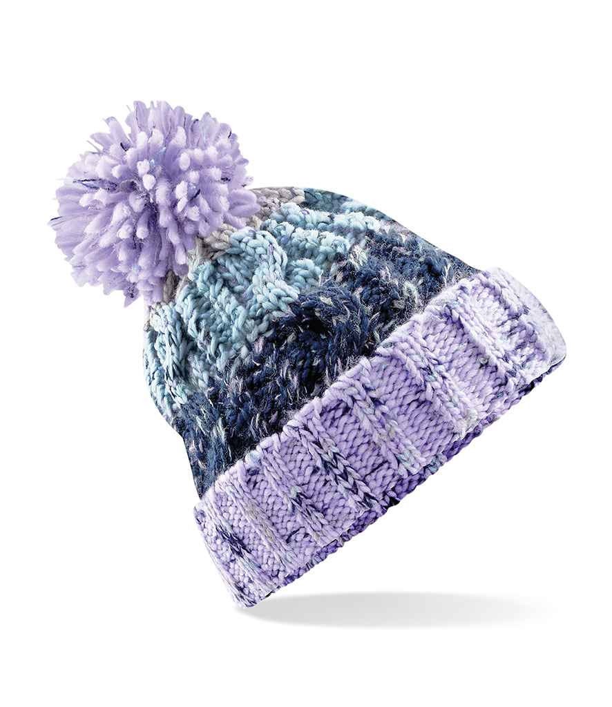 Lavender Fizz Pom Pom Beanie Hat